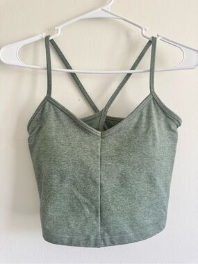 all in motion Sage Green Athletic Cropped Tank